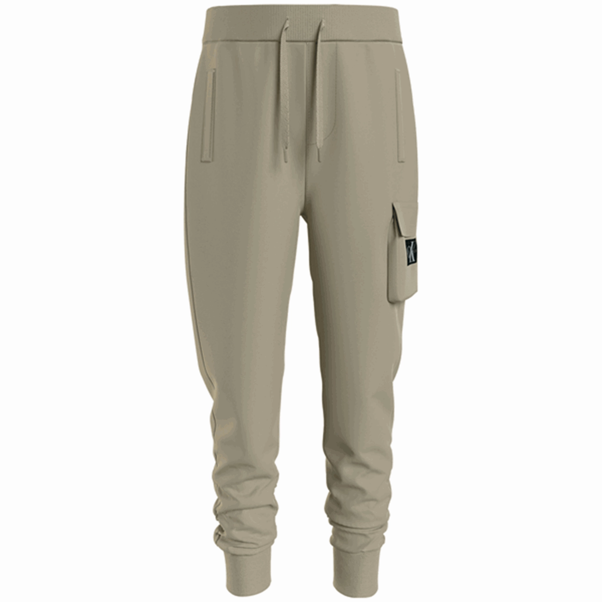 Calvin Klein Badge Cargo Sweatpants Wheat Fields Comfortable apparel