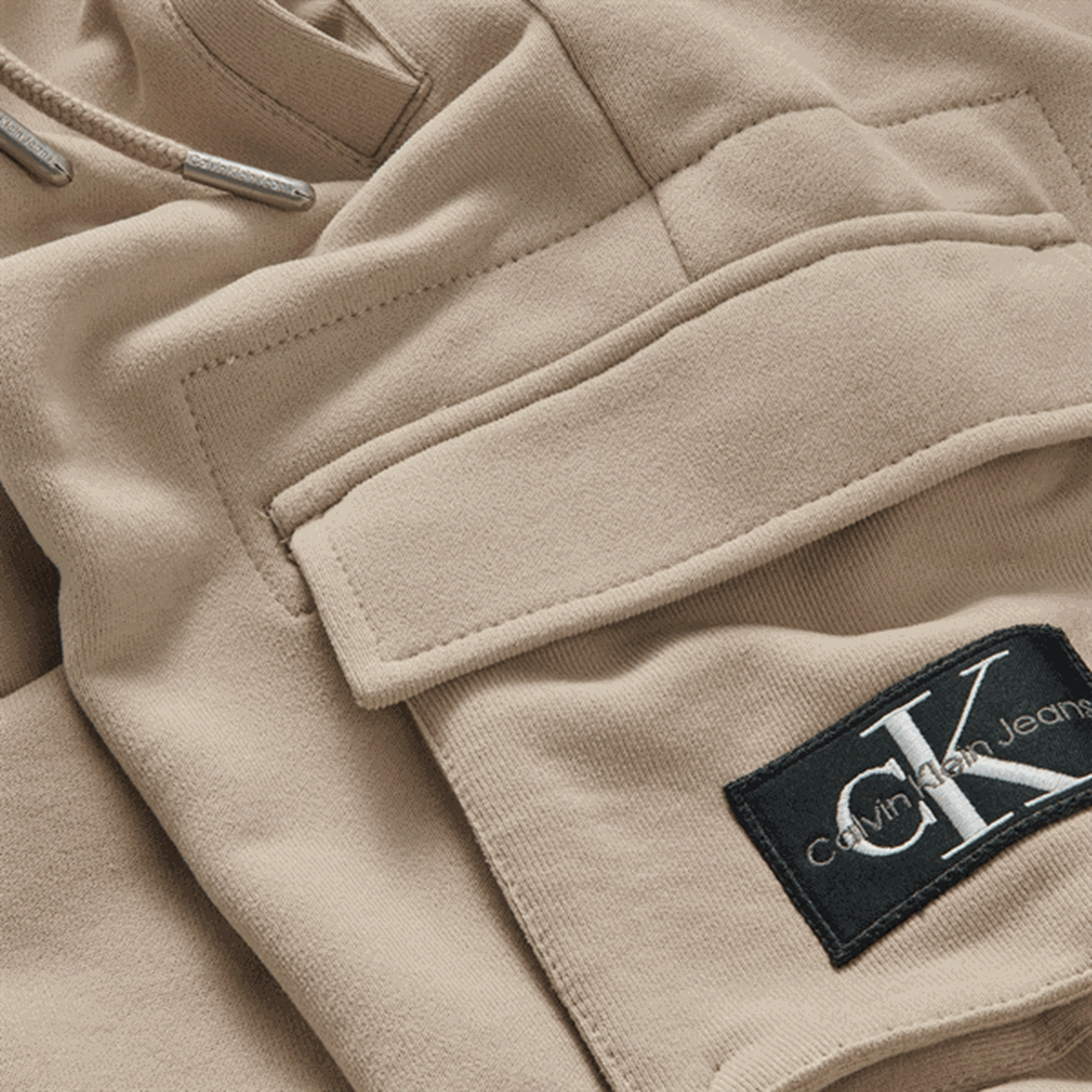 Luxury mitten Calvin Klein Badge Cargo Sweatpants Wheat Fields