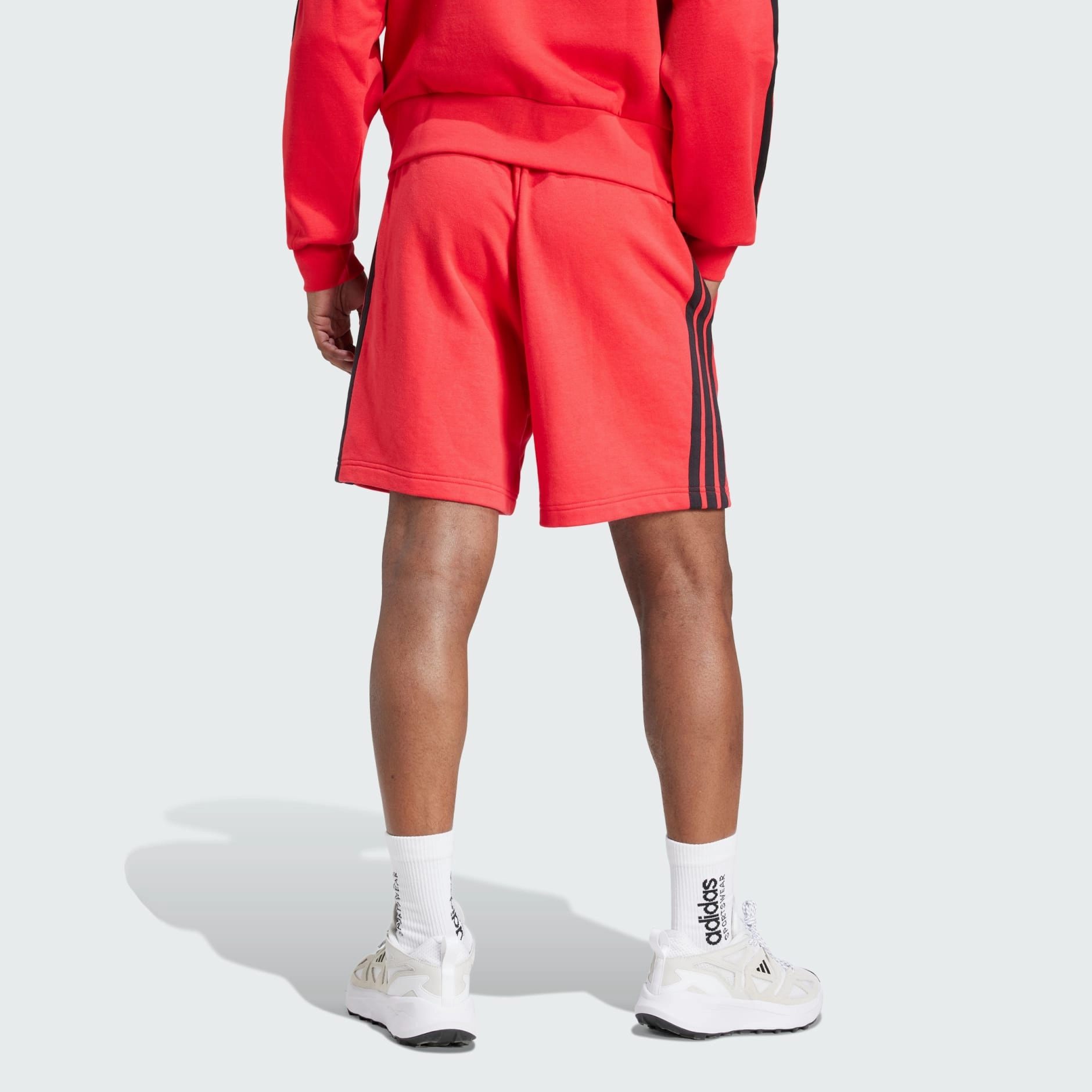delivery work Relaxed Cut Essential 3-Stripes French Terry Shorts