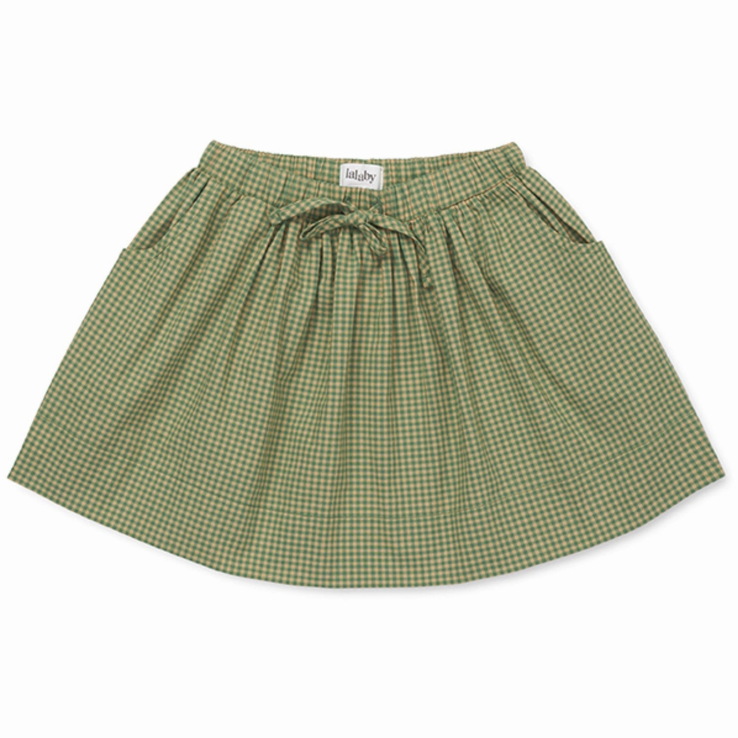 Weekend Fashion Lalaby Green Check Dagmar Skirt