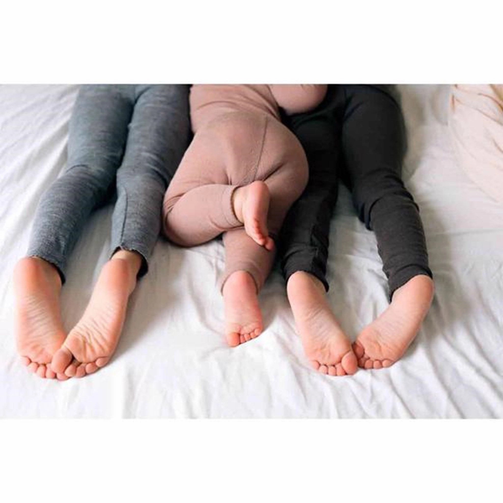 Stretch Fit MarMar Wool Pointelle Grey Melange Leggings