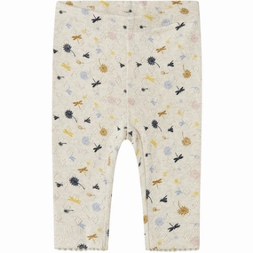 Name It Peyote Melange Nbfkoral Leggings Outdoor Lover Moisture Wicking City Walk Minimalist Style