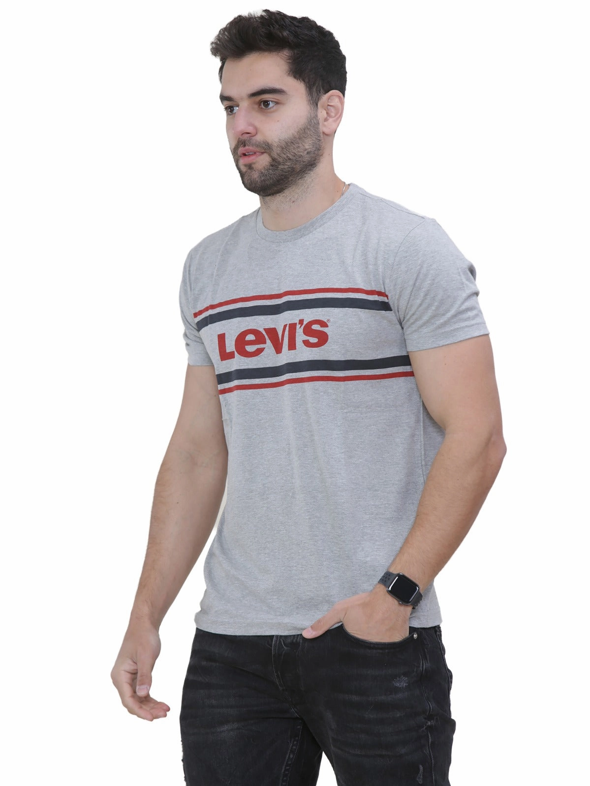 Levis Mens Short Sleeve T Shirt S-XL Classic Crew Neck Classic Design