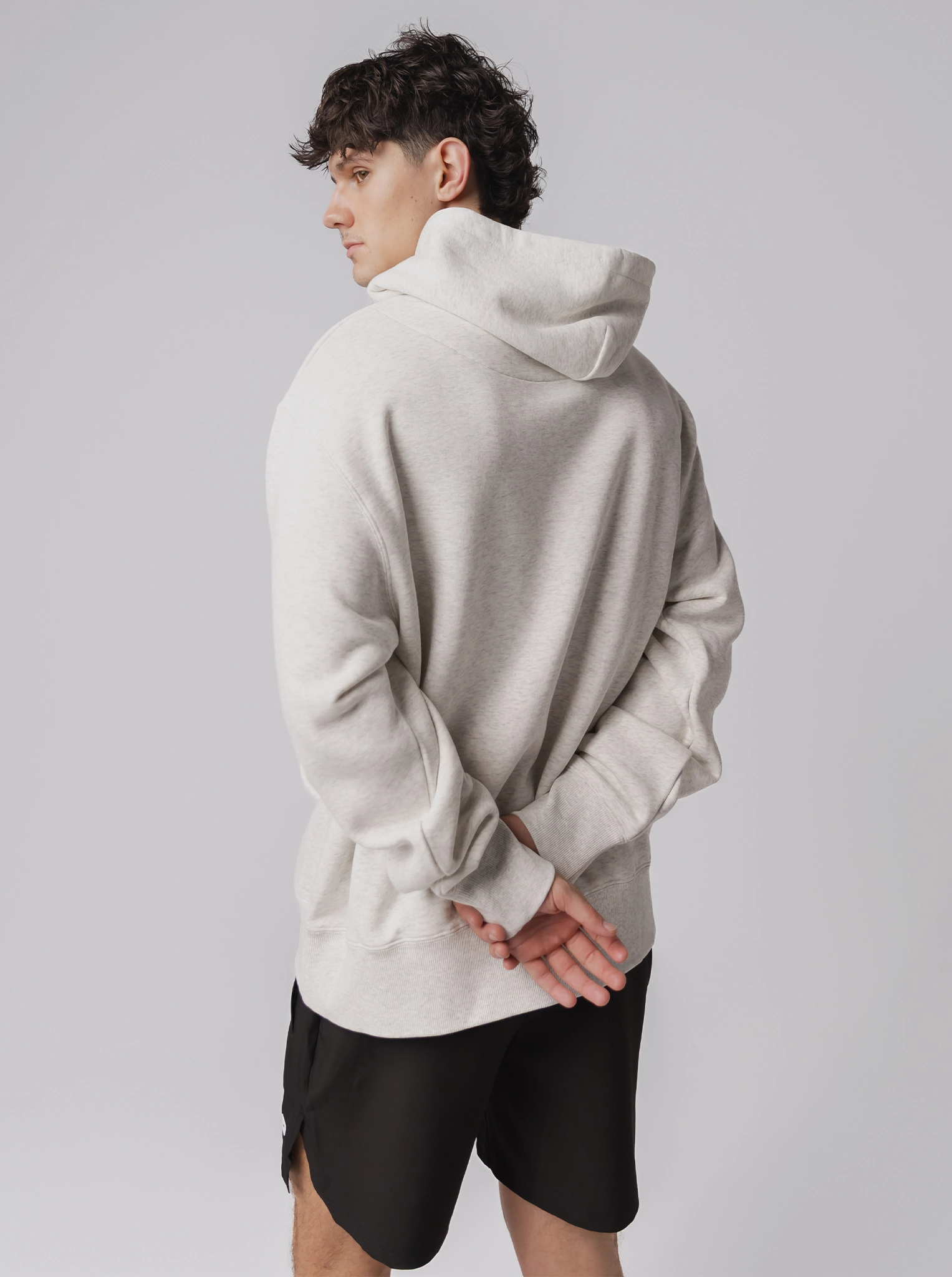 Low Profile Design Training Club Heavyweight Pullover In Heather Grey