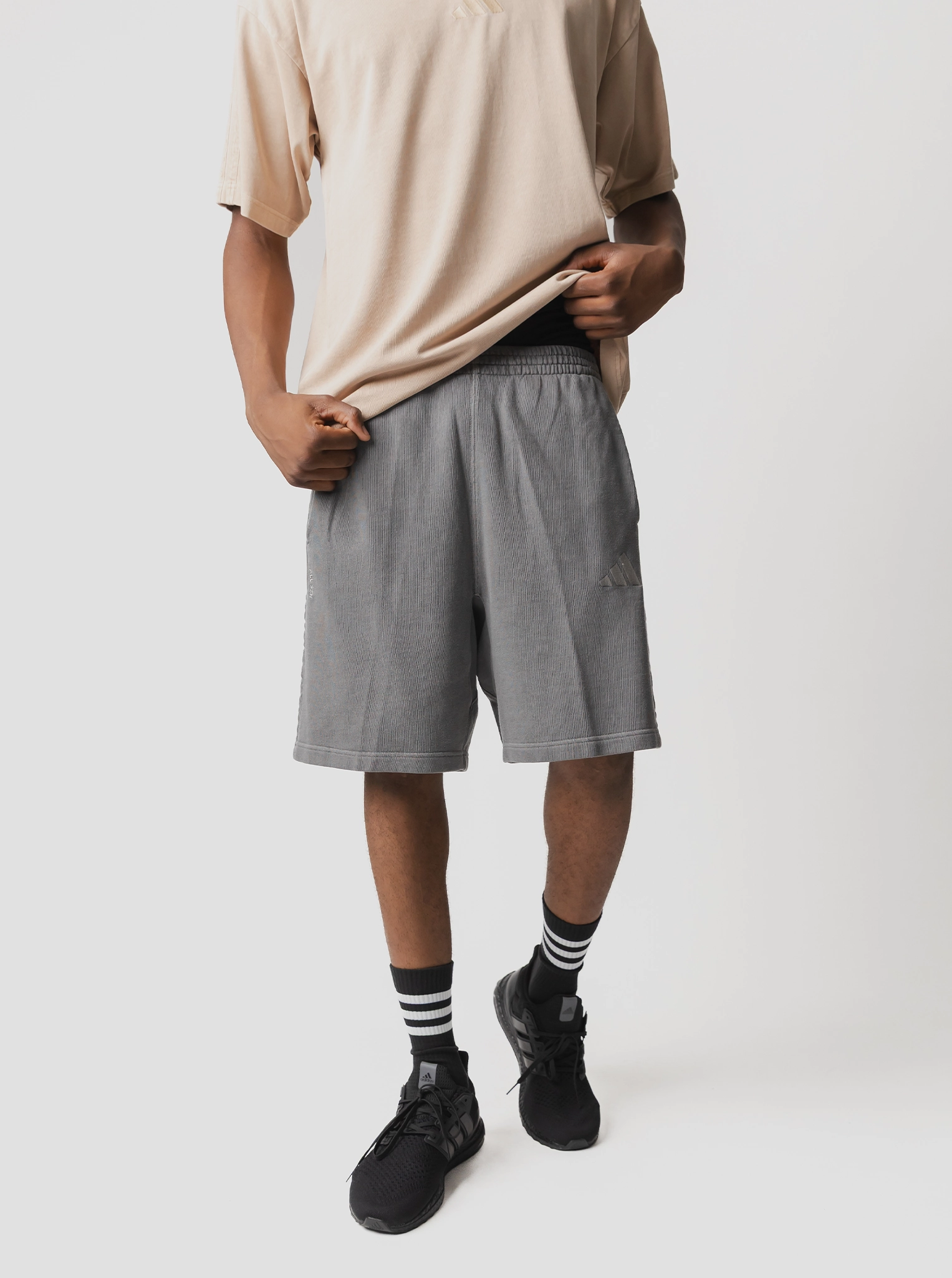 All SZN French Terry Washed Shorts 8" Bright Colors City Shorts