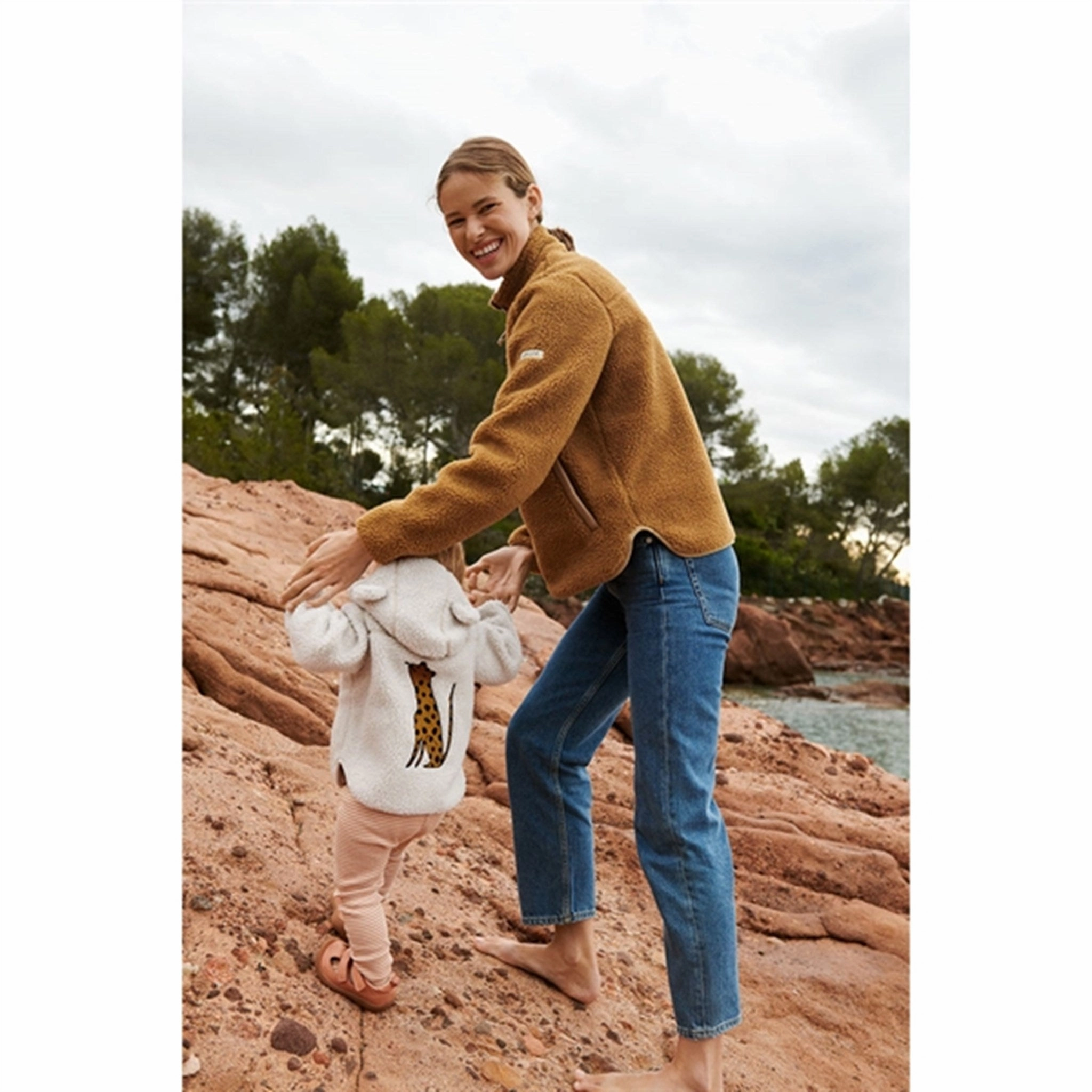 Cozy Feel Liewood Y/D Stripe Tuscany Rose/Sandy Marien Baby Stripe Rib Leggings