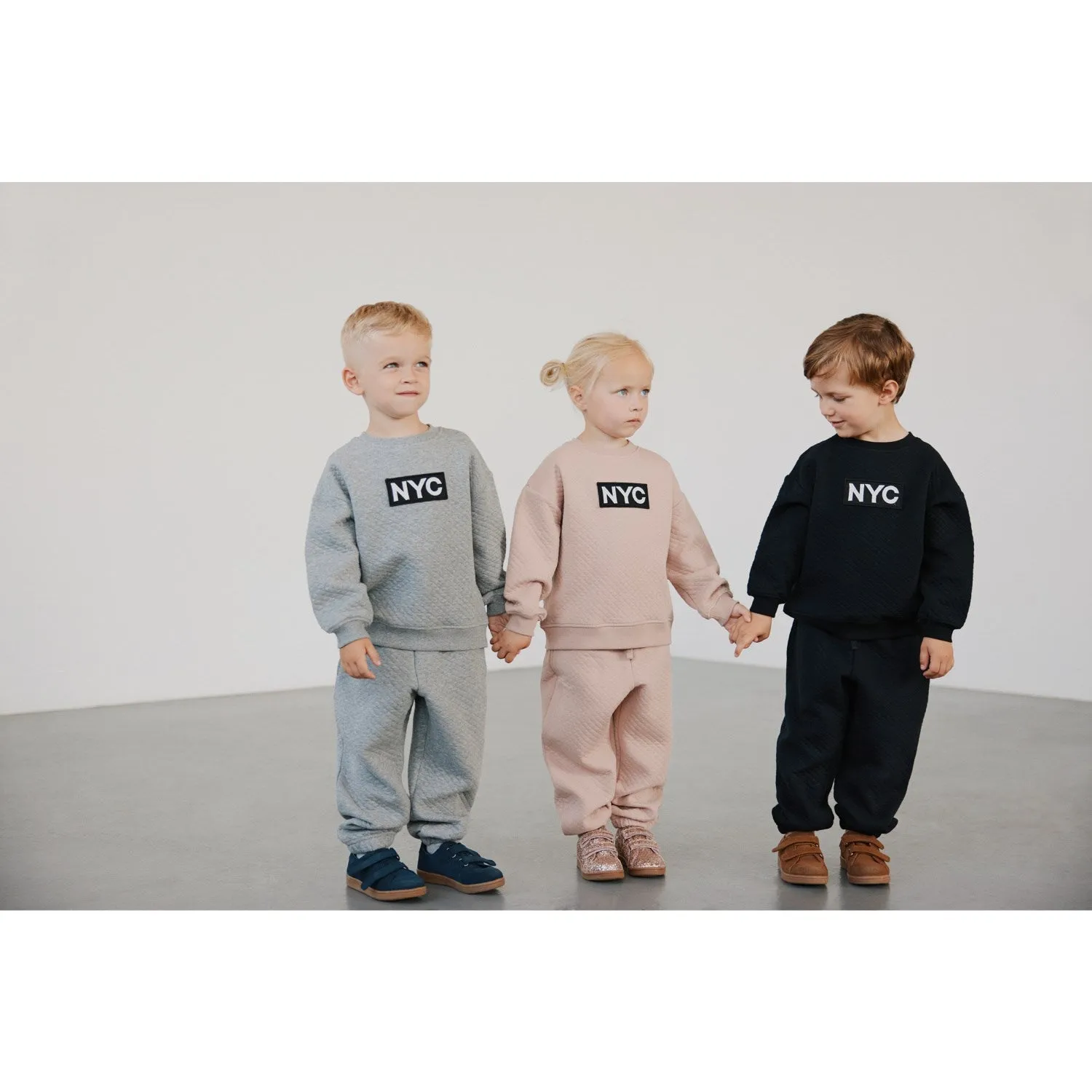 Sofie Schnoor Grey Melange Sweatpants Exercise clothing HighDensity Stitching