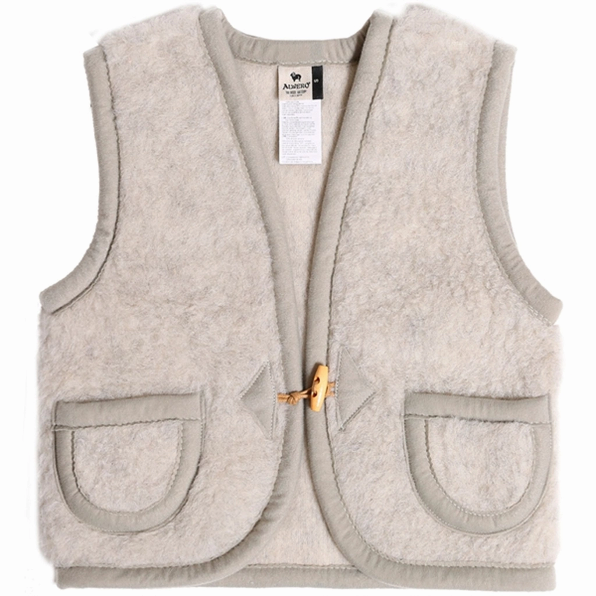 Low Weight Build Alwero Vest Alpen Junior Light Grey