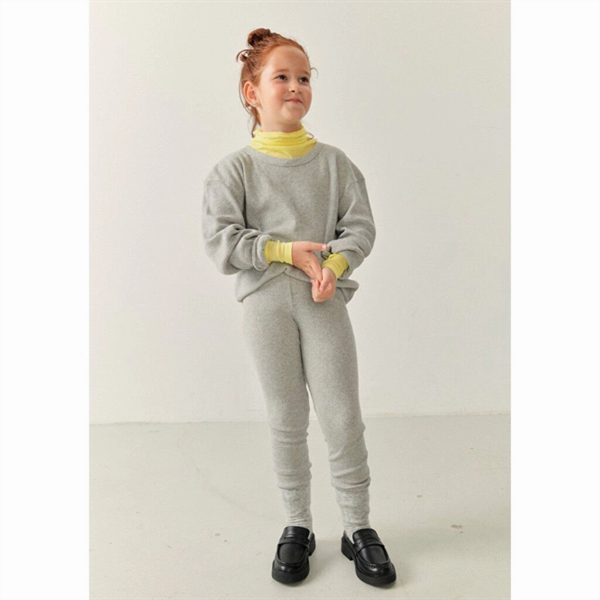 American Vintage Leggings Pumbo Heather Grey Minimal Fit