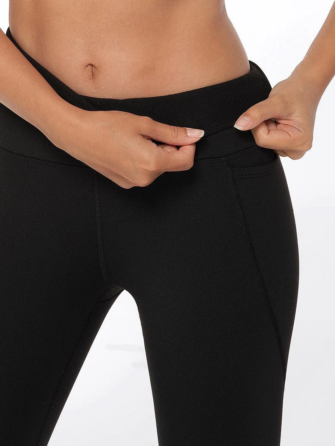 Amy Winter Thermal Phone Pocket Tech Leggings Plus Size Dance Studio