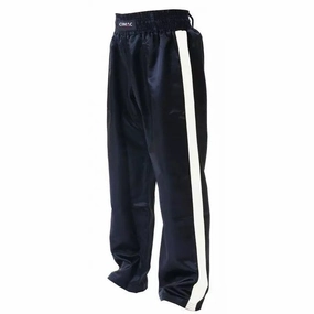 resistant Cimac Kids Kickboxing Trousers Pants Satin White Stripe