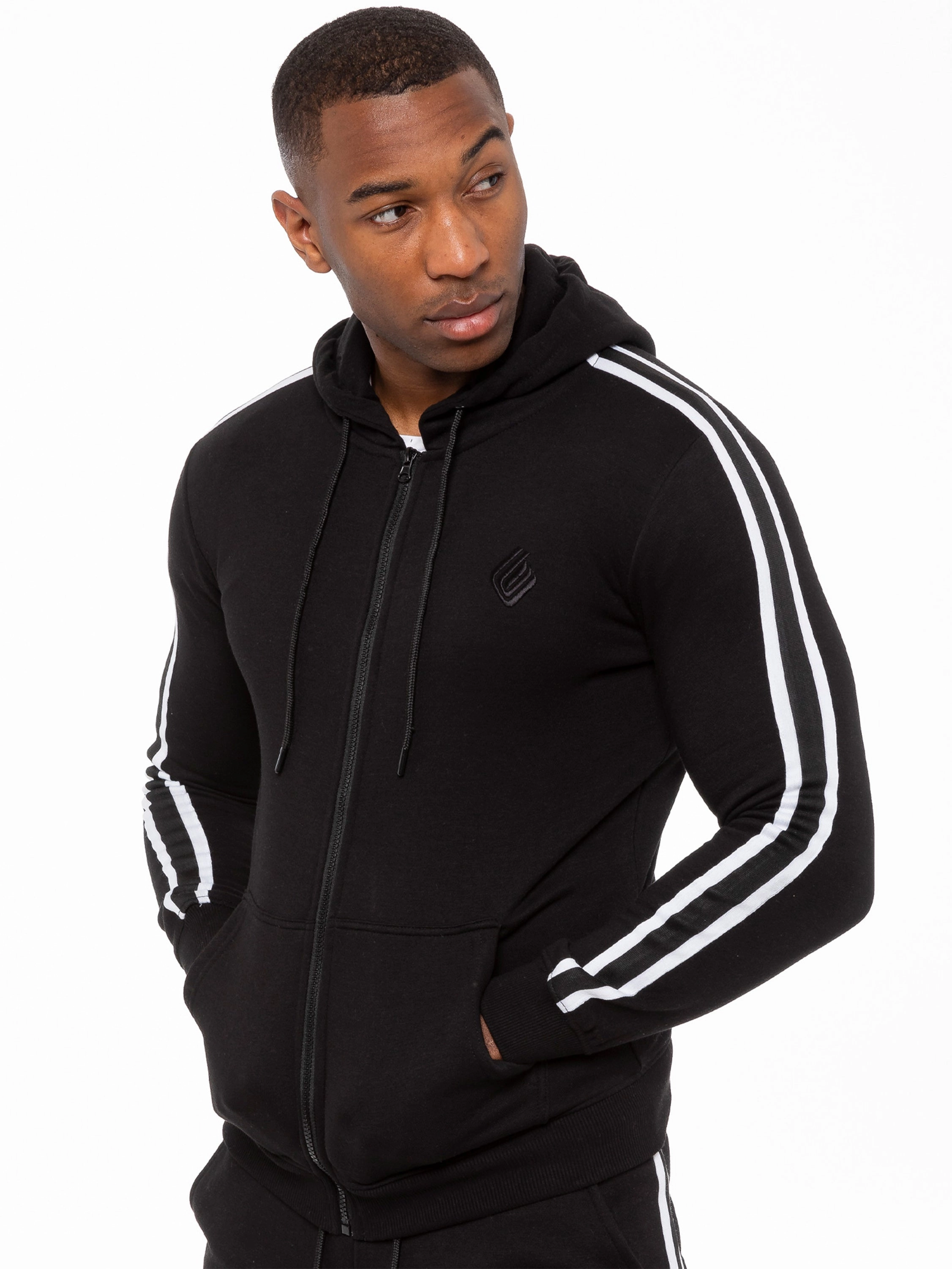 Mens Casual Zip Up Tracksuit Jacket | Enzo Designer Menswear Sherpa Lining