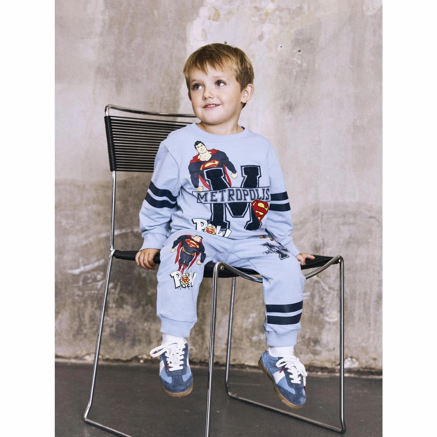 Name It Dusty Blue Nmmjasp Superman Nreg Swe Pants Unb Wab designer venue compostable