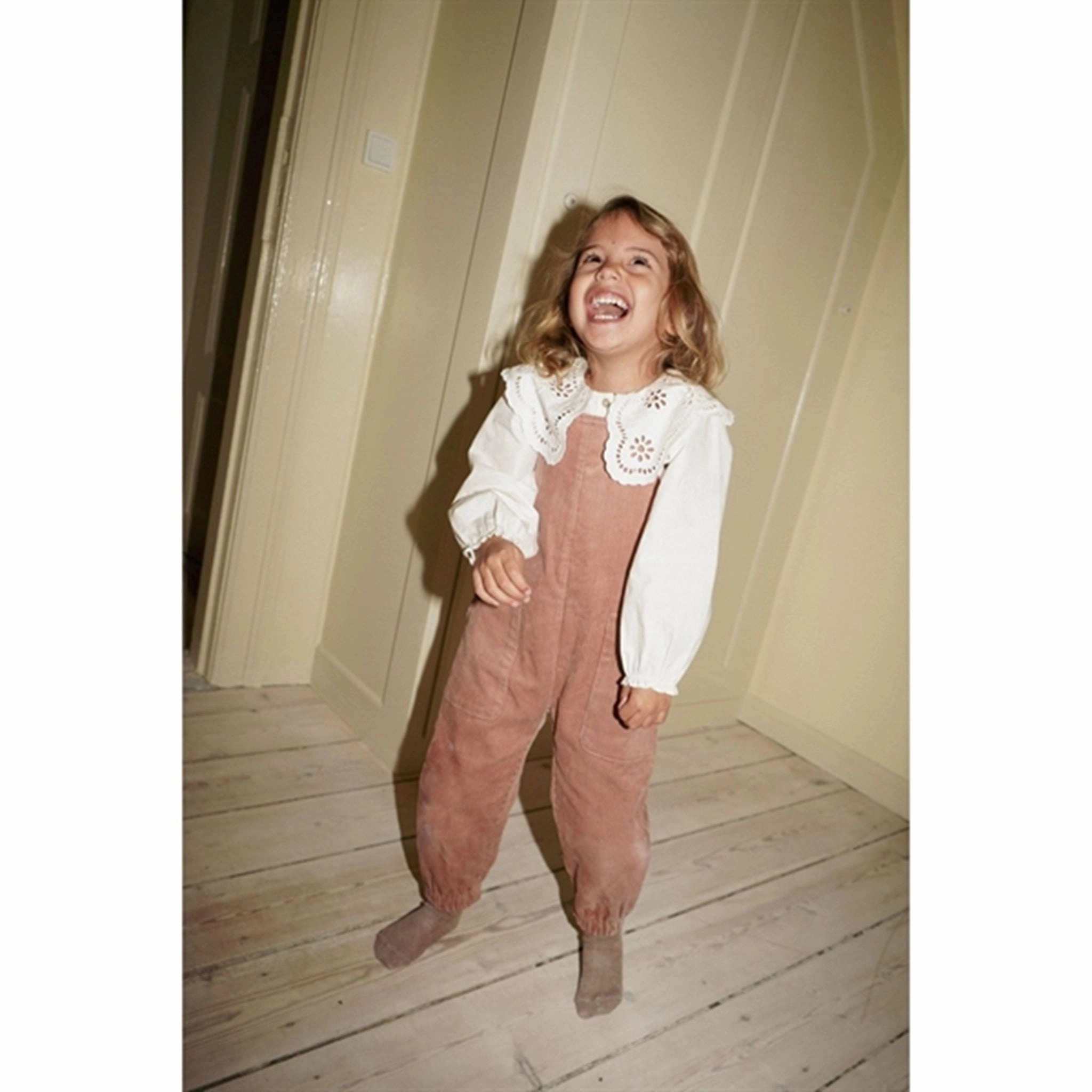 Konges Sl?jd Blush Sully Overalls Adjustable Waist