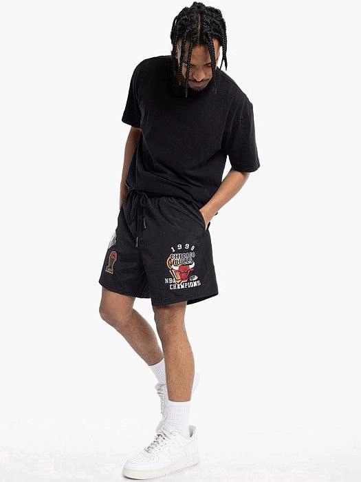Chicago Bulls Champs Shorts Sweat Wicking Lining Anti - odor