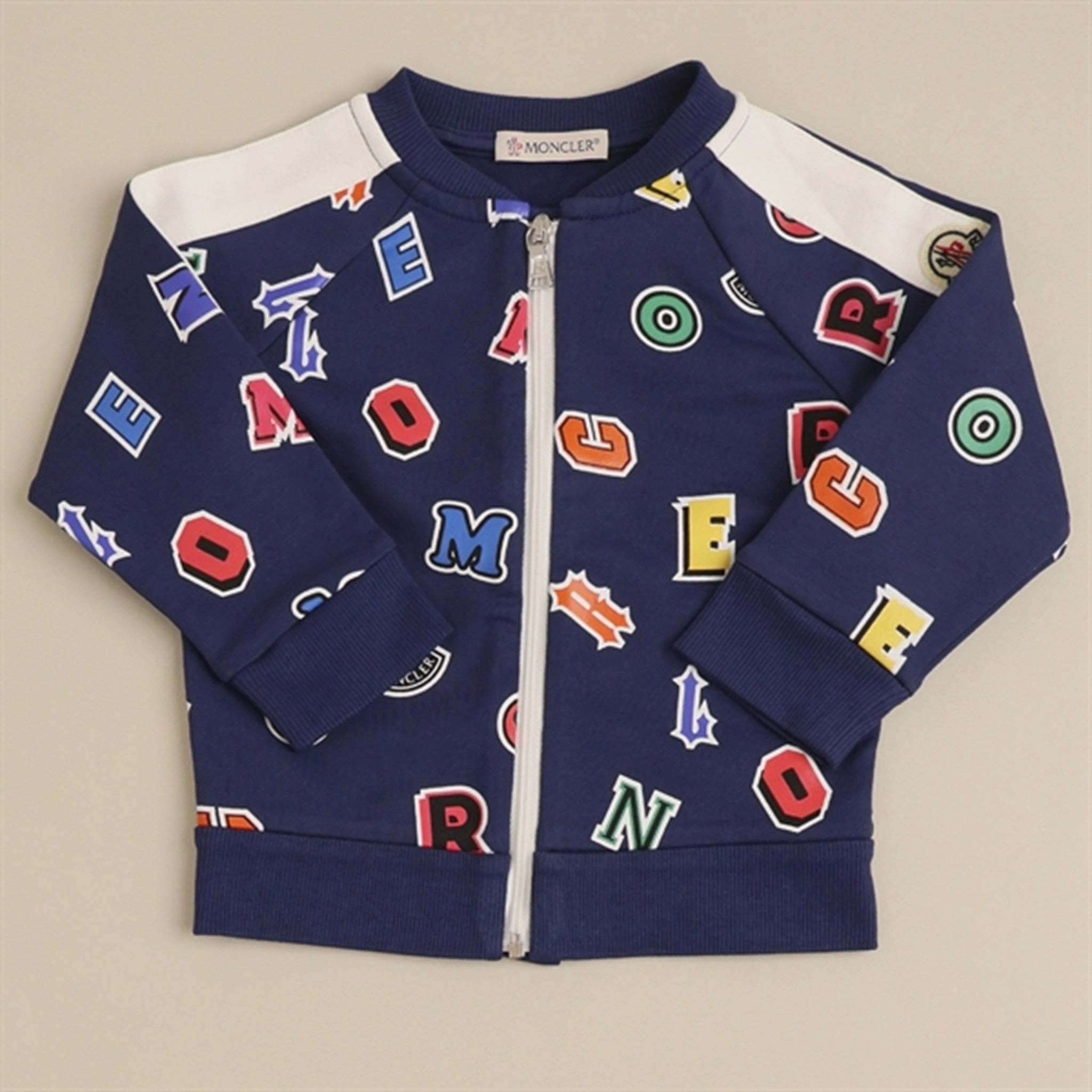 Odor Eliminating Fibers Thumbhole Cuff Design Moncler T-Shirt and Shorts Set Dark Blue