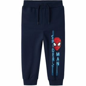Name It Navy Blazer Jaan Spiderman Regular Sweatpants Marvel Contoured Waistband