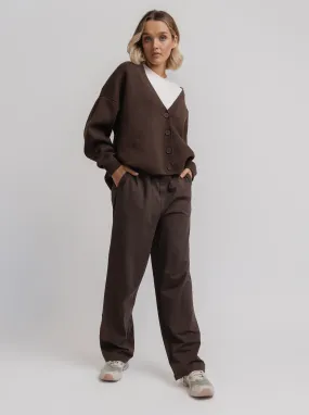 Relaxed fit wear Lounge Pant in Espresso