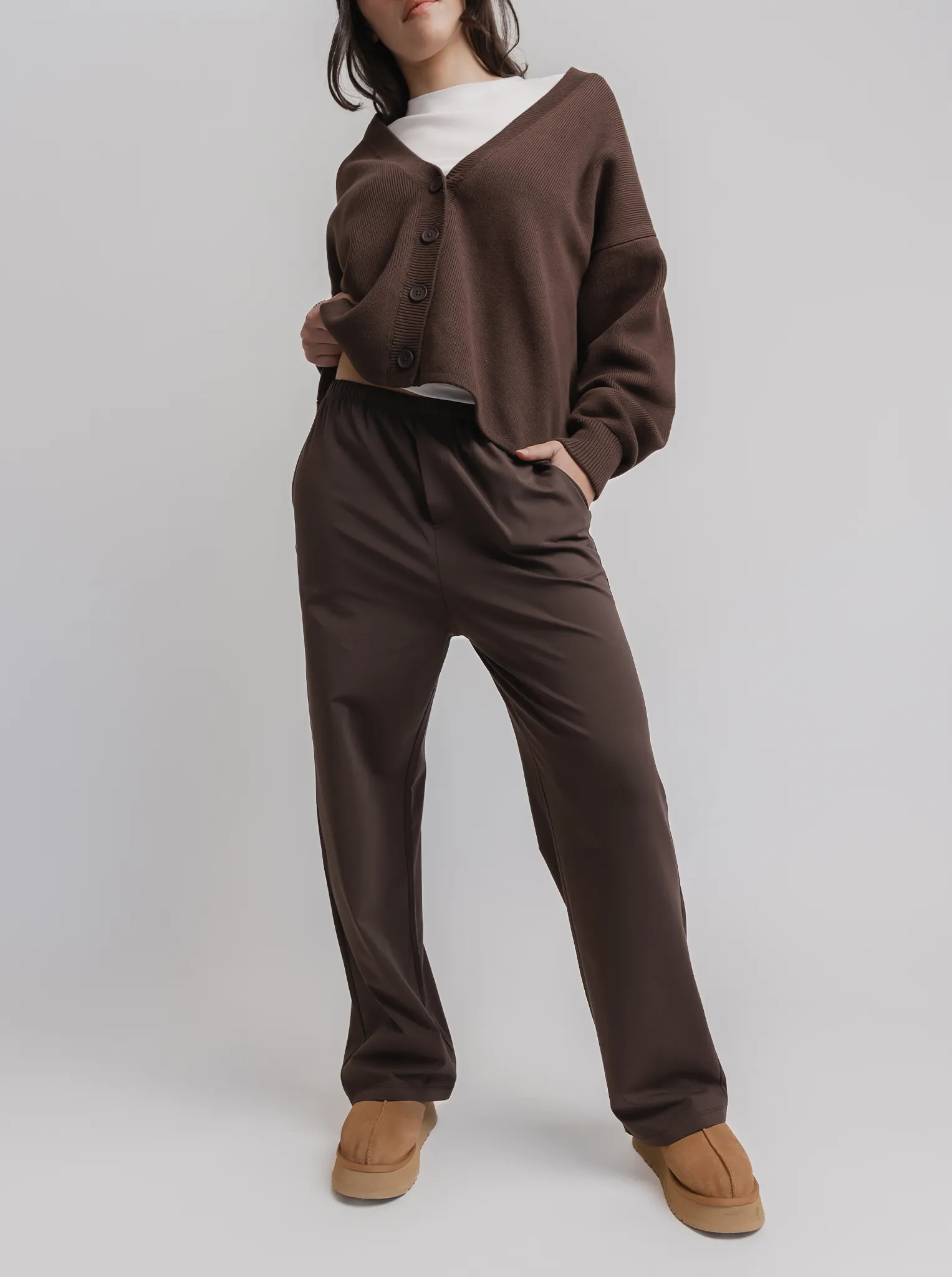 Lounge Pant in Espresso Casual Office All weather