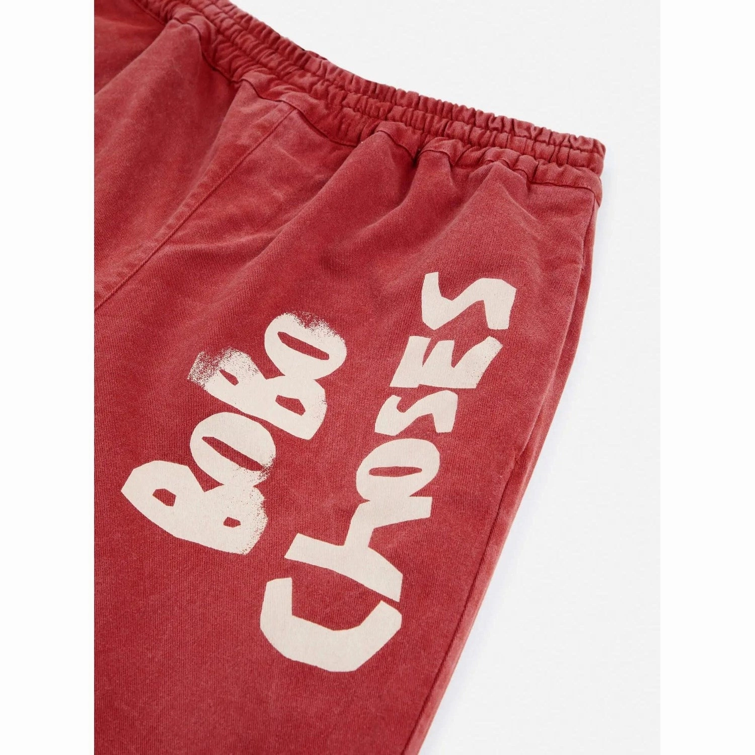 Bobo Choses Burgundy Red Baggy Sweatpants Athletic Performance Layers for warmth