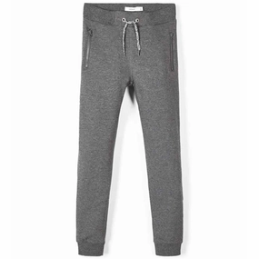 Name it Dark Grey Melange Honk Bru Noos Sweatpants gift venue Reinforced Knee Panels