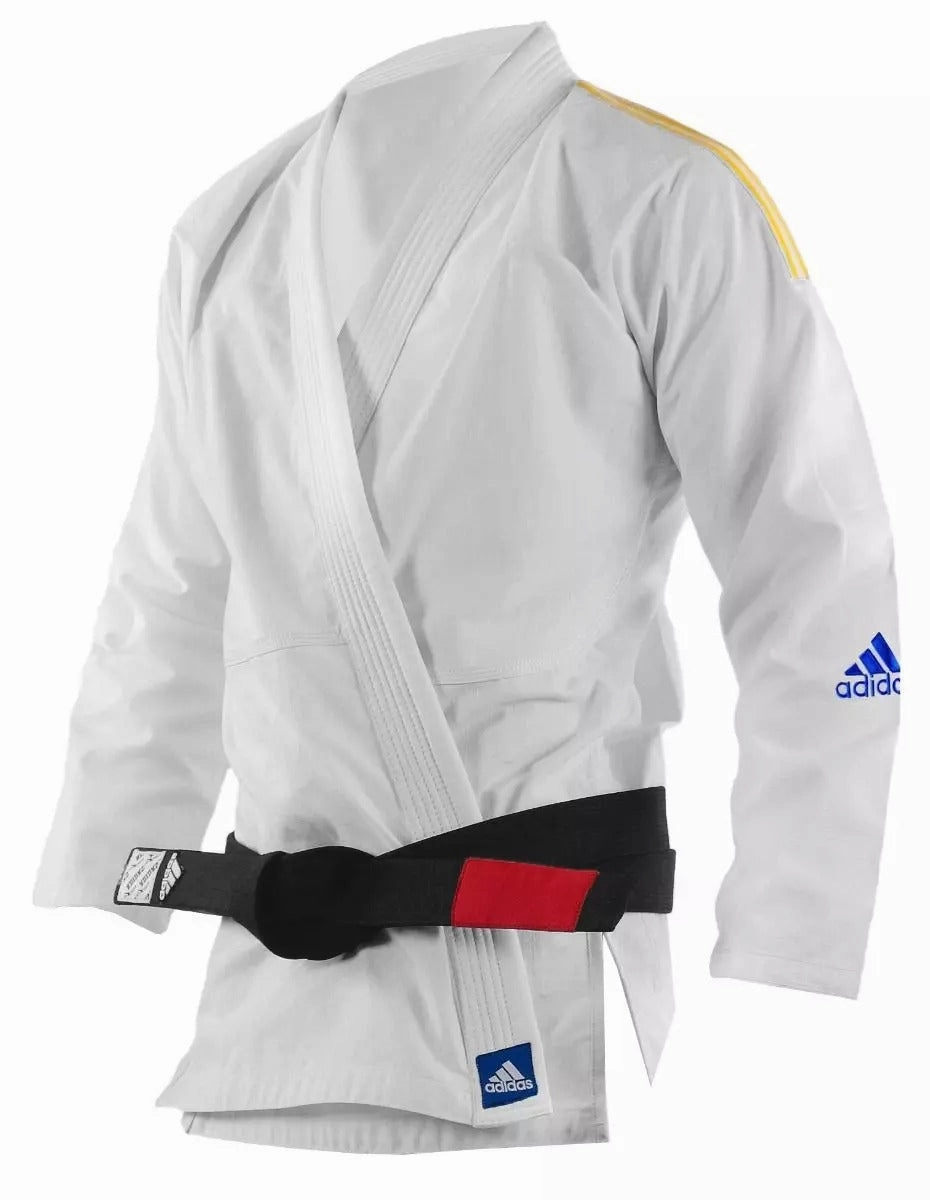 adidas Kids BJJ Gi Response White Jiu Jitsu Suit Vapor Transfer Coating shooting range