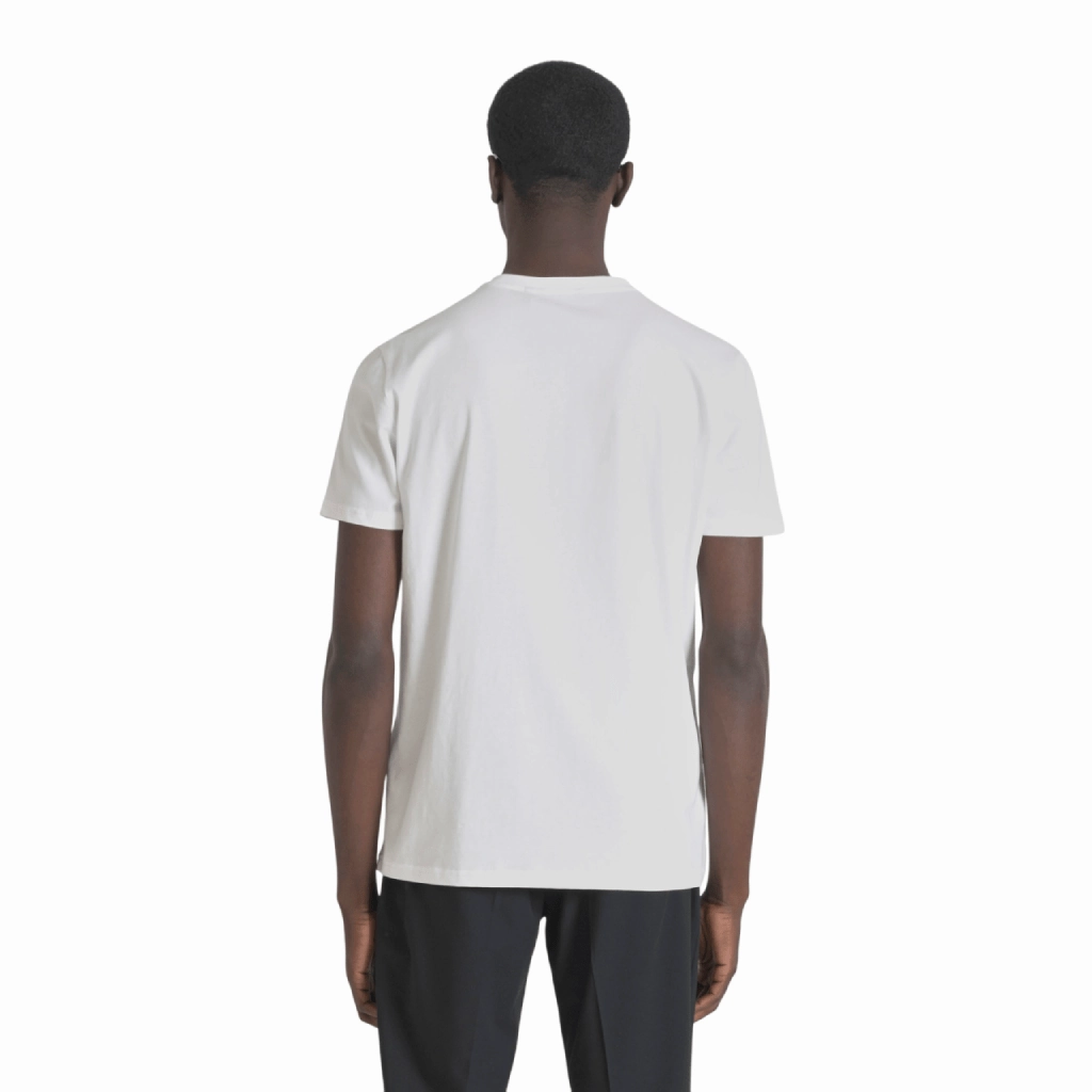 Comfy Style SustainableManufacturing Antony Morato Chest Logo T-Shirt Men