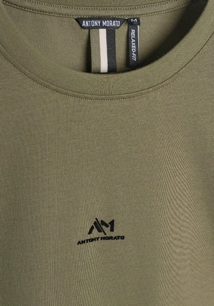 Antony Morato Rubber Flock Logo T-Shirt Men Everyday Fashion Look