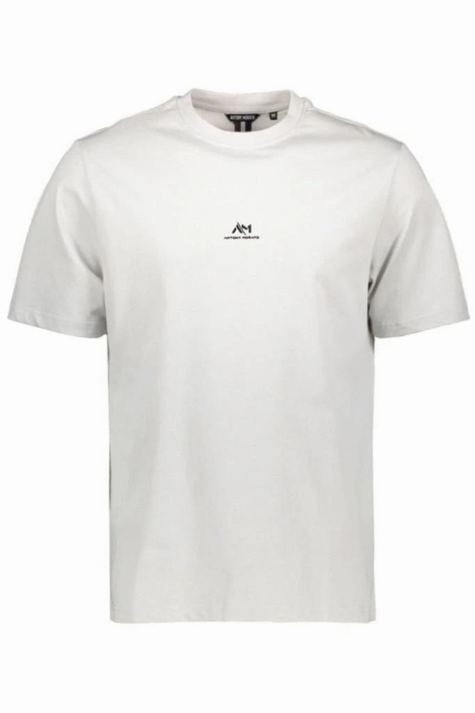 Matte Look Antony Morato Rubber Flock Logo T-Shirt Men