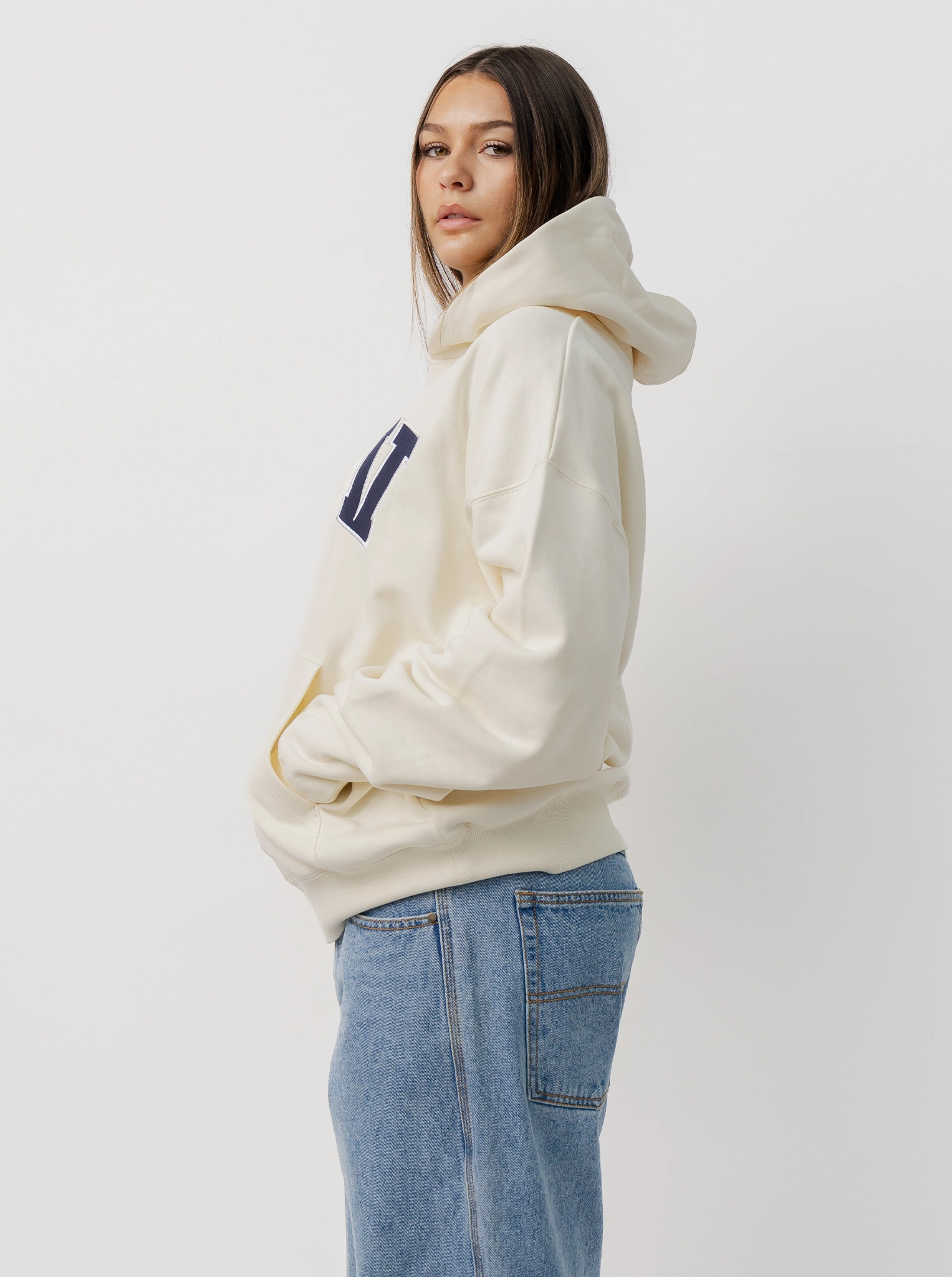 Applique Hoodie Tagless Design Comfy Street