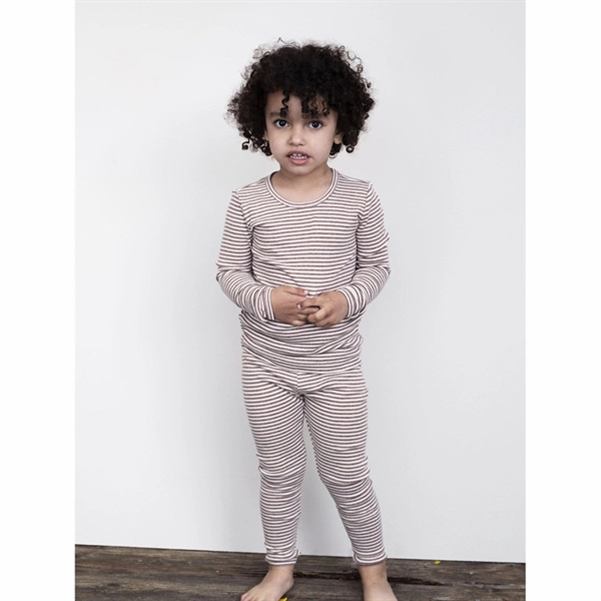 Breathable Wear Fit Durable Overlock Stitching Serendipity Acorn/Offwhite Stripe Leggings