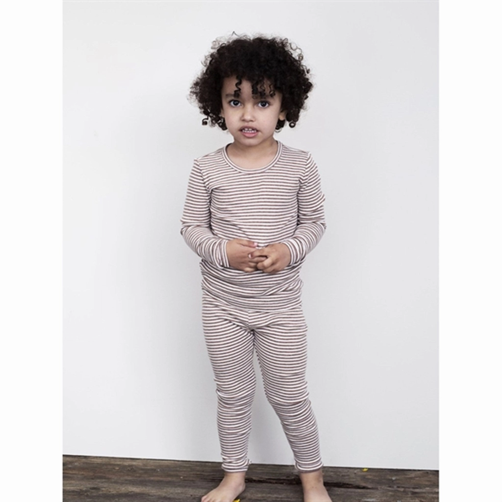 High Waist Casual Wearer Serendipity Acorn/Offwhite Stripe Leggings