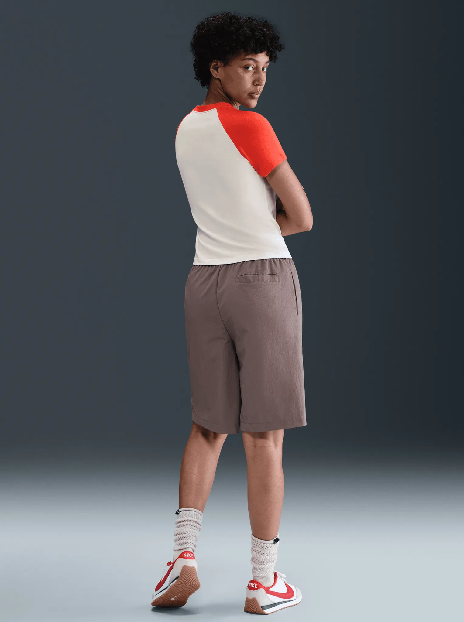 Chill Knit Slim Graphic Tee Boat neck style Beach Outfit