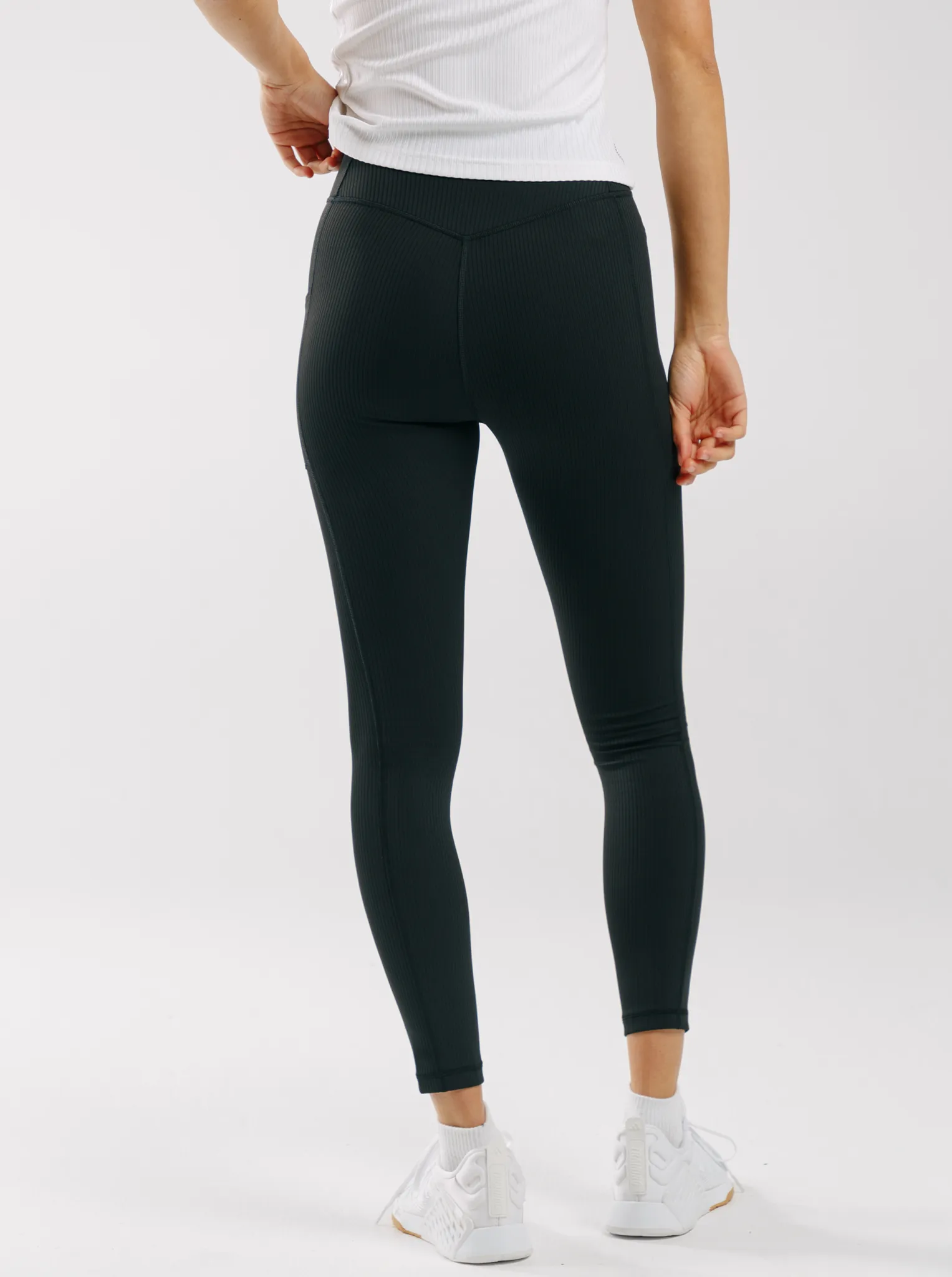 For Teens Compression Support Layered Overlay Design Optime Stash 7/8 Leggings