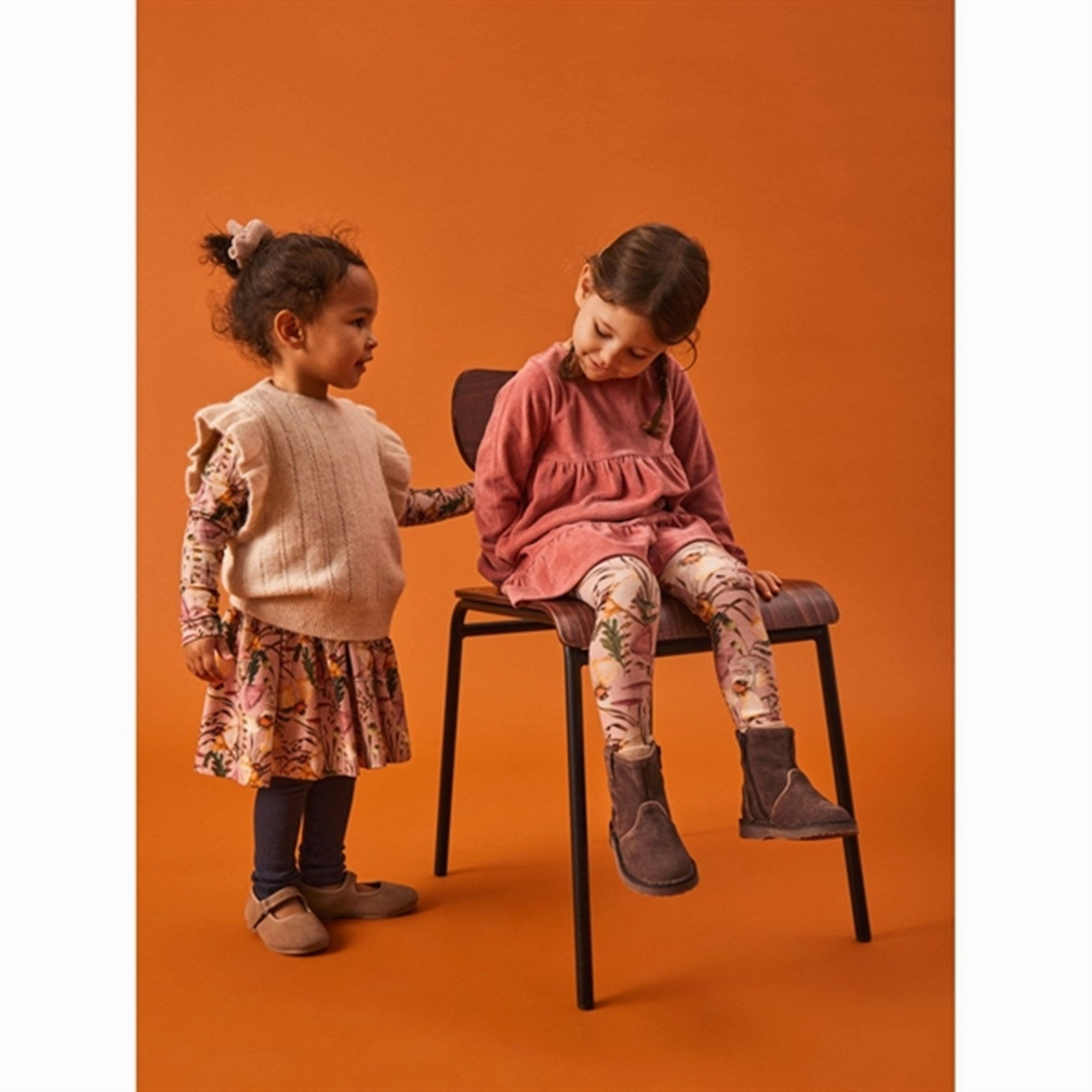 Ultra Light Budget Friendly Name it Rose Smoke Nestella Leggings