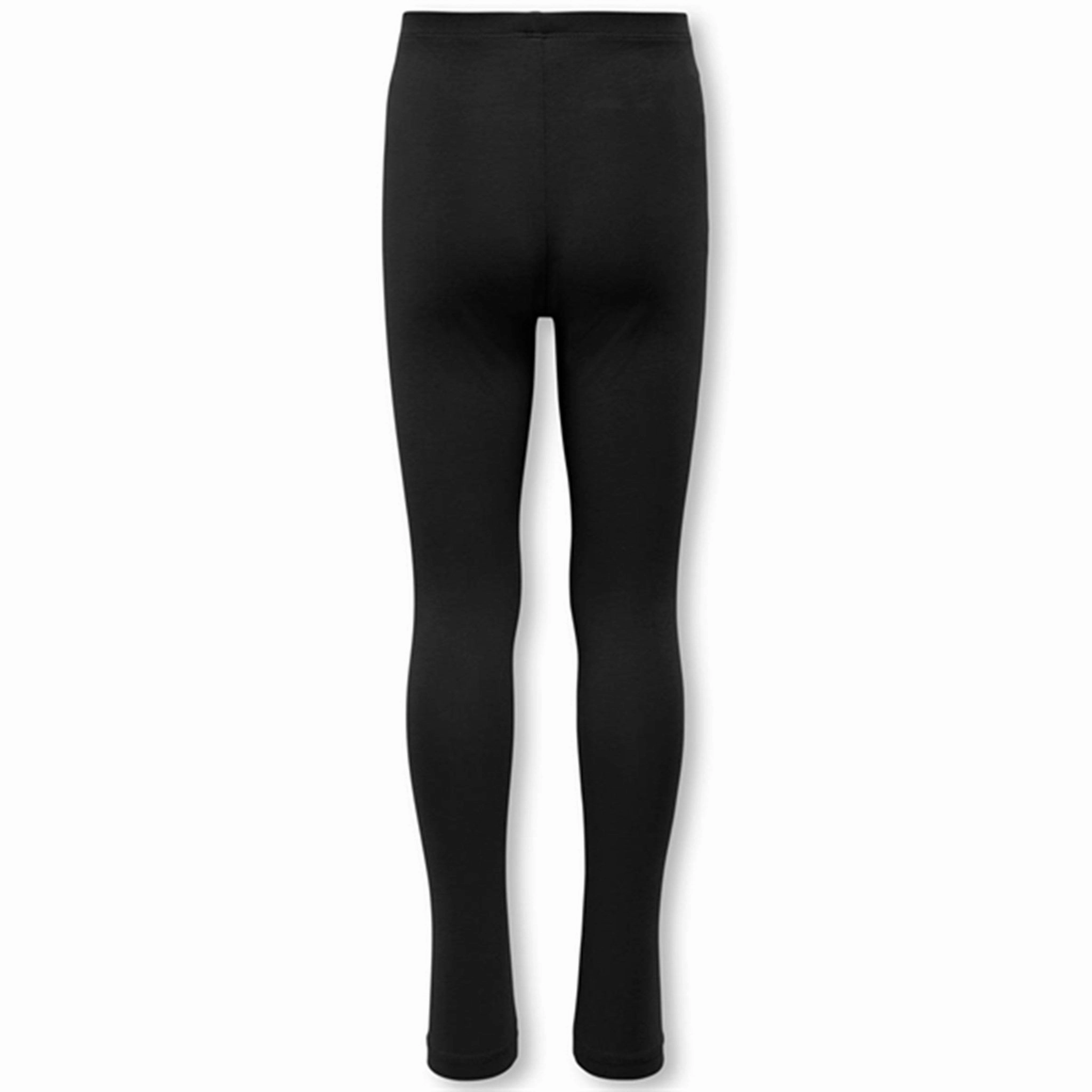 Active Lifestyle Morning Jog Kids ONLY Black Nille Leggings Solid Noos
