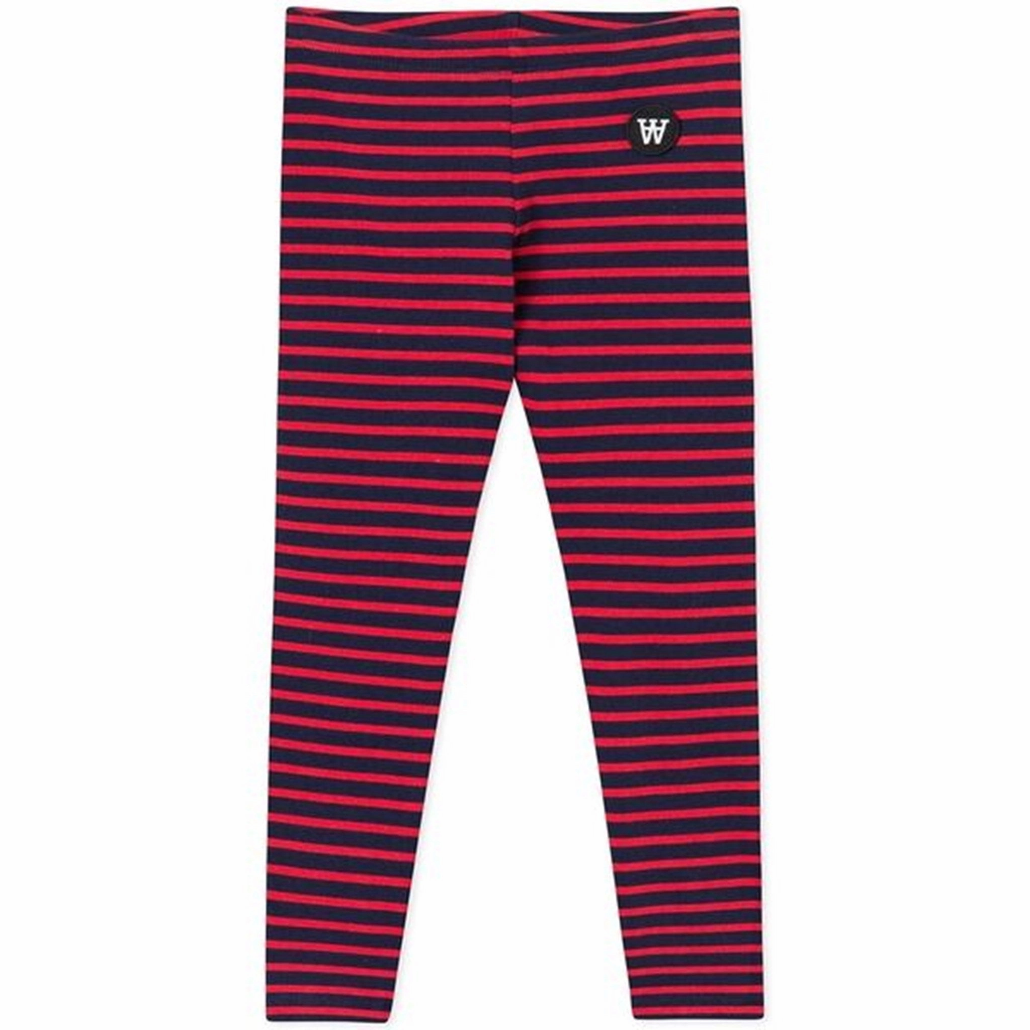 Lounge Outfit Wood Wood Ira Kids Leggings Navy/Red Stripes