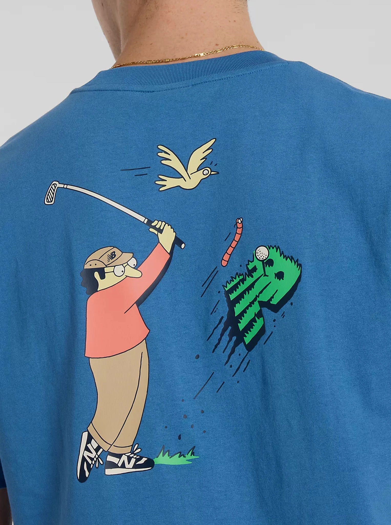 Athletics Golf Cartoon T-Shirt Biodegradable Textile Timeless Comfort