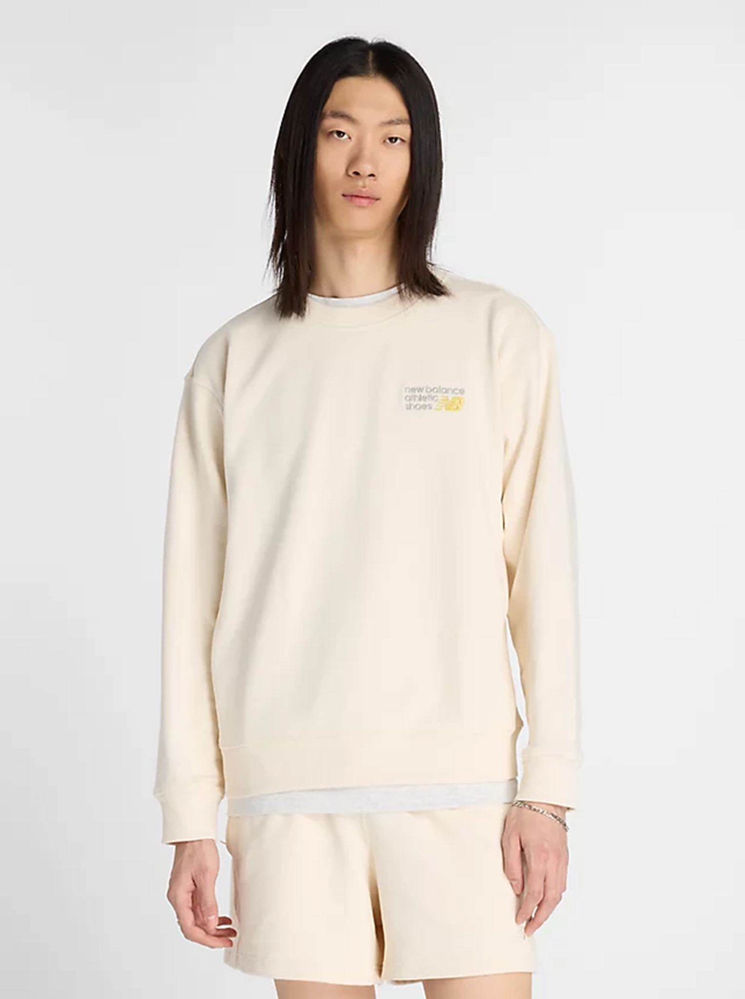 Athletics Relaxed Premium Logo Crew Animal Print Sleep