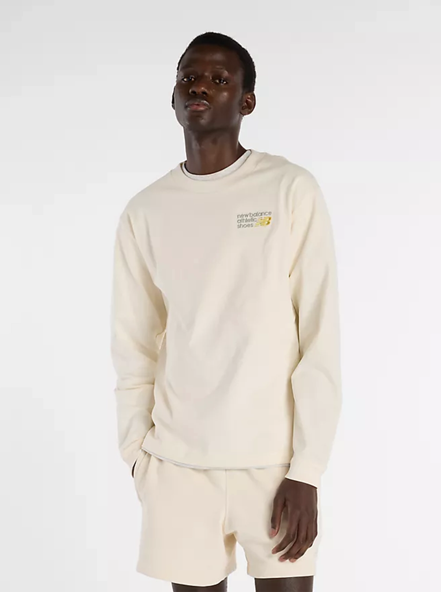 TaglessCollar Cozy Feel Athletics Relaxed Premium Logo Long Sleeve