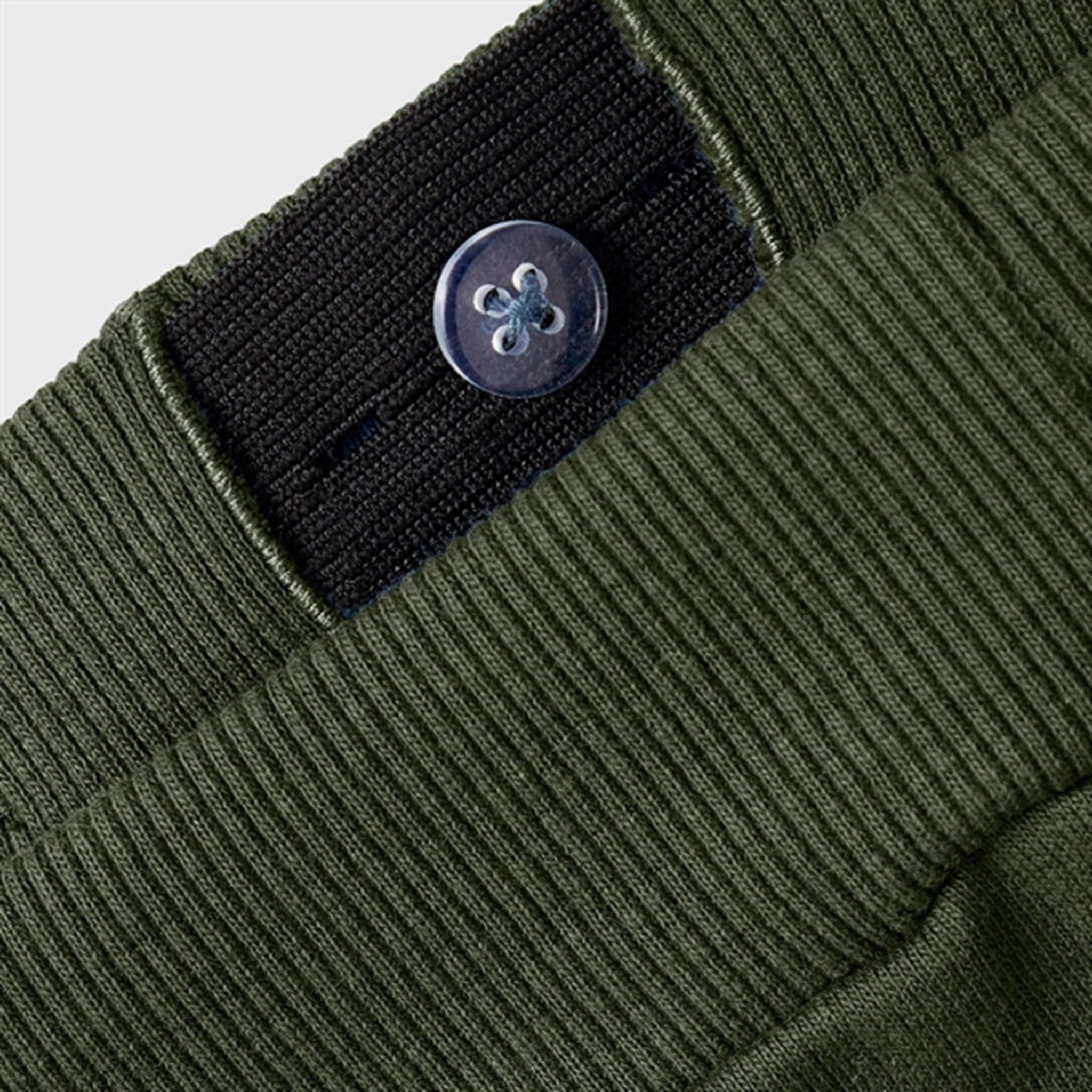 Name it Rifle Green Vifelix Sweatpants boot zipper pull