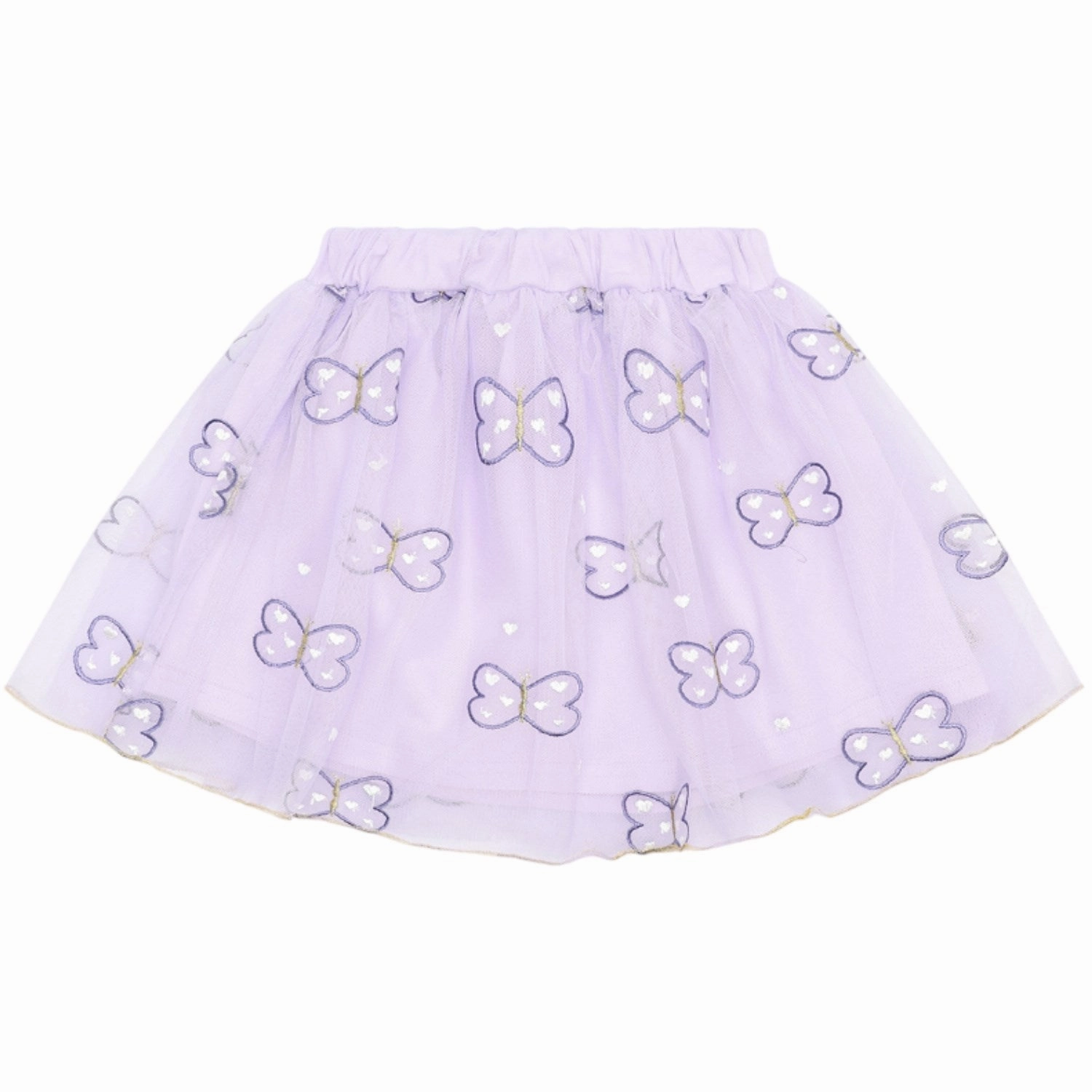 Hust & Claire Lavender Ninna Skirt Cozy Tones Ruching Details