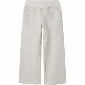 Name It Light Grey Melange Sija Wide Sweatpants Visual Appeal clip venue