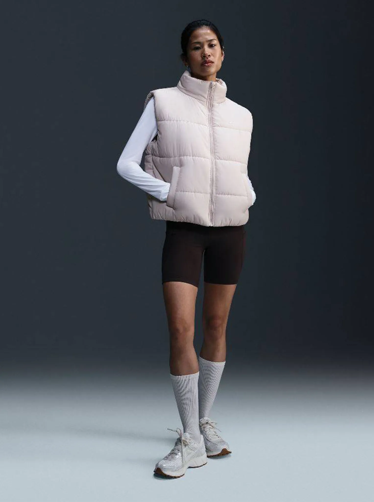 Ribbed Cuffs Sportswear Classic Puffer Therma-FIT Loose Vest