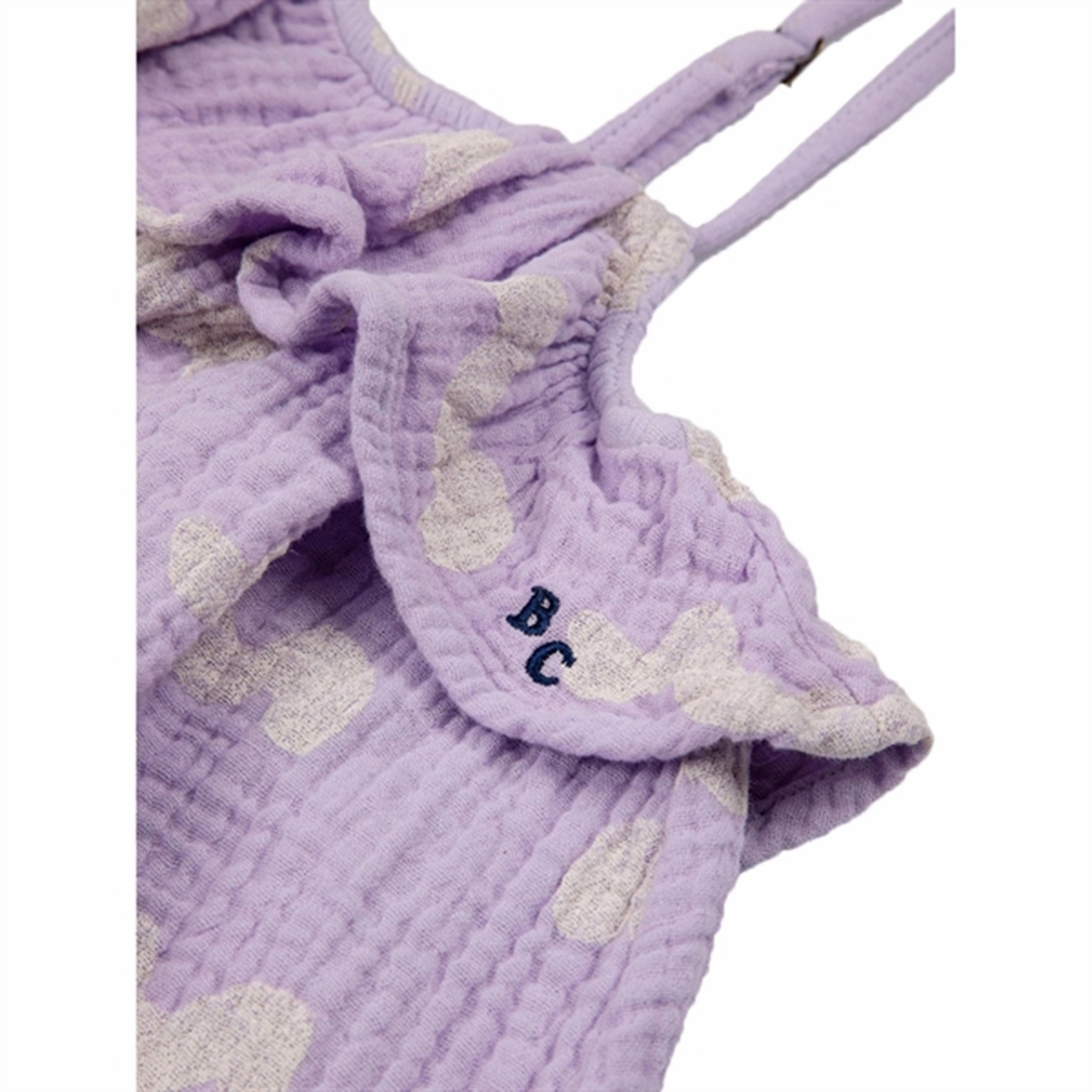 Bobo Choses Lavender Waves All Over Romper Casual Traveler Party Stylish