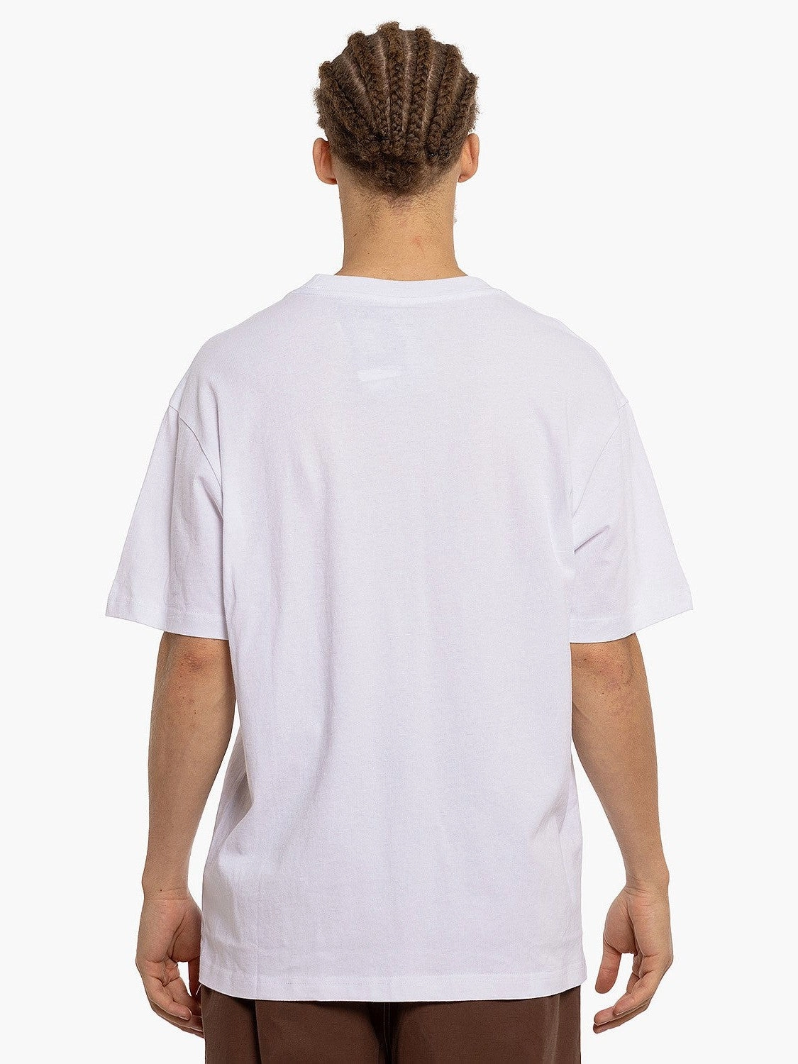 Basketball Tee Lakers Mens Curved Hem