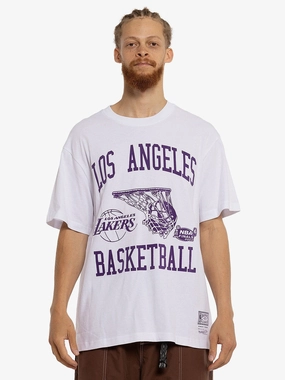 Cozy Design Basketball Tee Lakers Mens