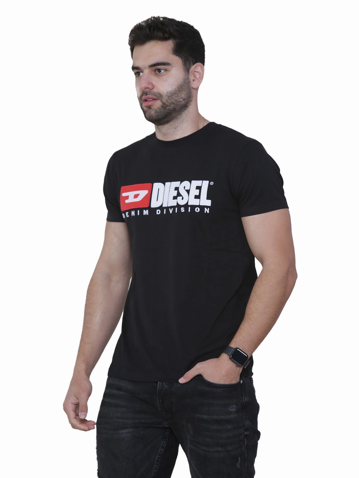 Camping attire Trendy Wear Diesel Mens Short Sleeve T Shirt | T-Diego Division