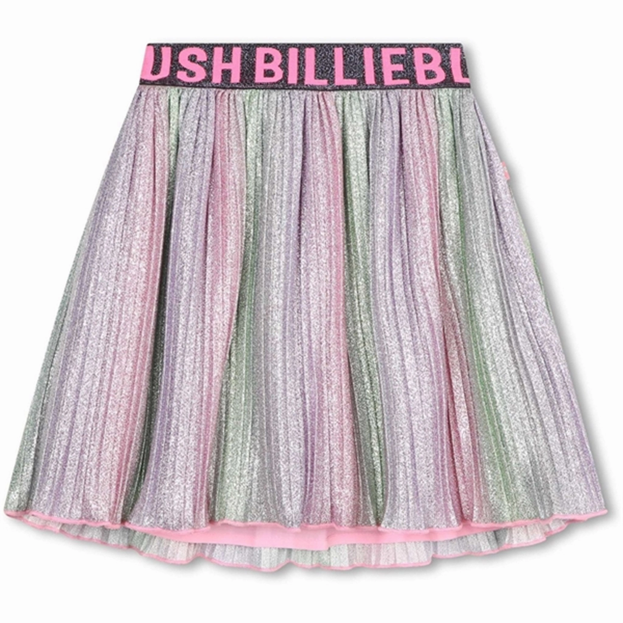 Back Slit Heritage Craft Billieblush Multicoloured Pleaded Skirt