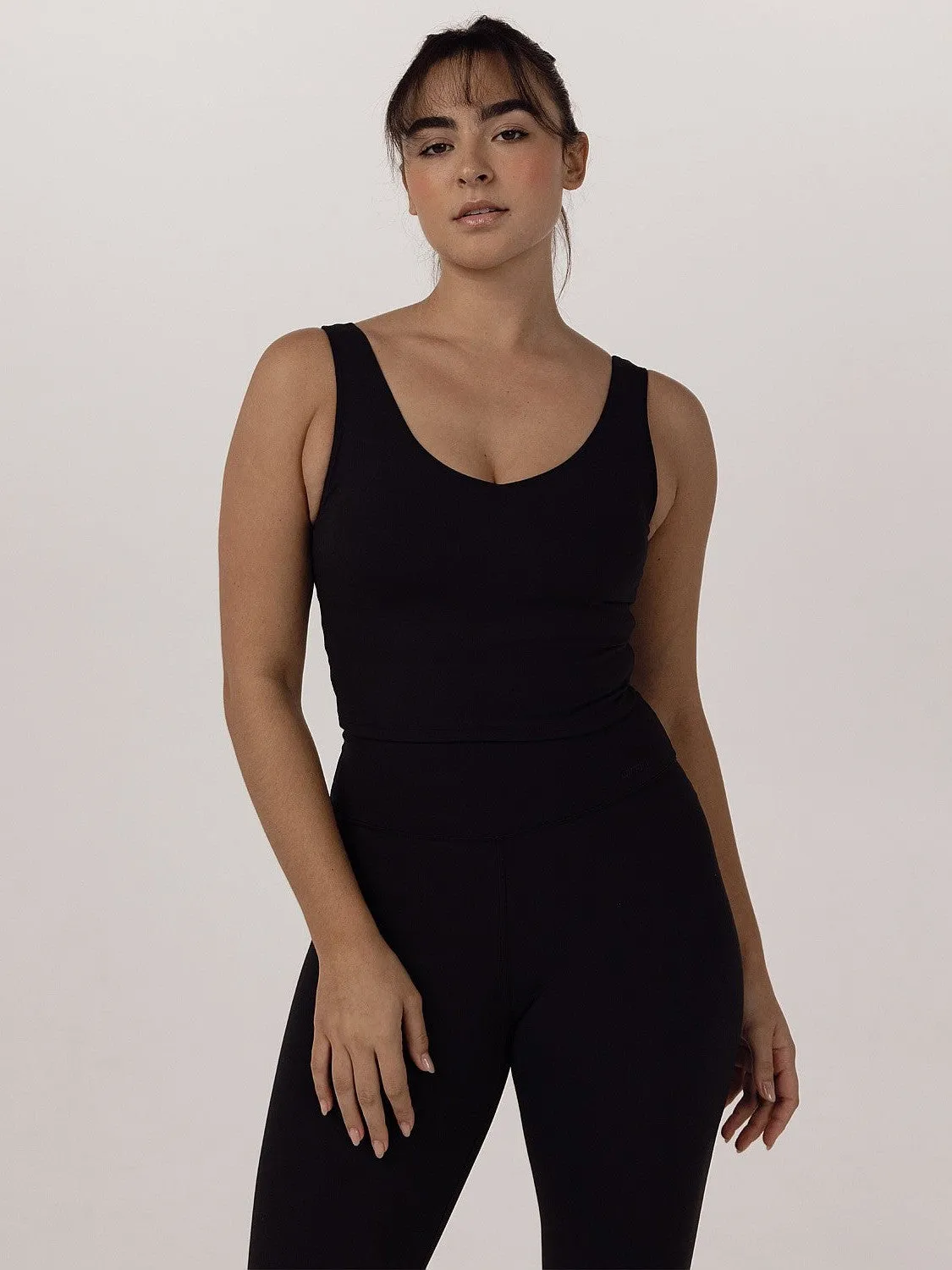 Breathable Support Easy Closure Black Sense Bralette